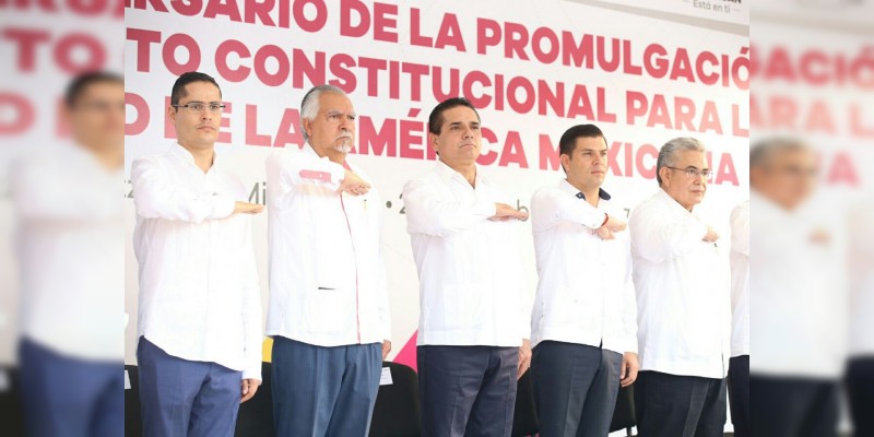 Conmemora Gobernador CCIII aniversario de la promulgación de la Constitución de Apatzingán 