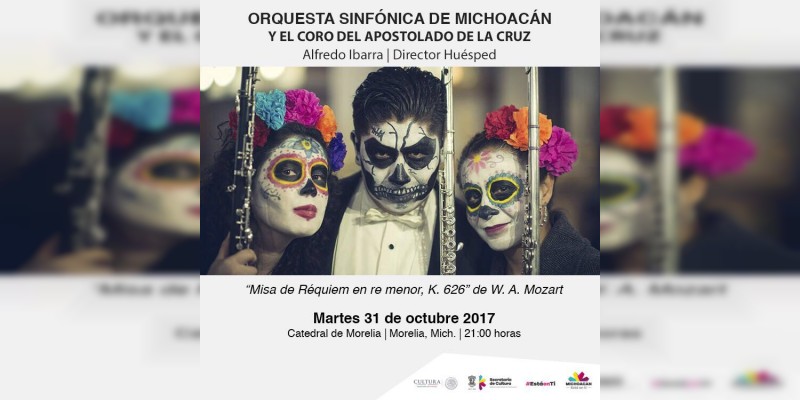 La Orquesta Sinfónica de Michoacán, lista para conciertos de Noche de Muertos 