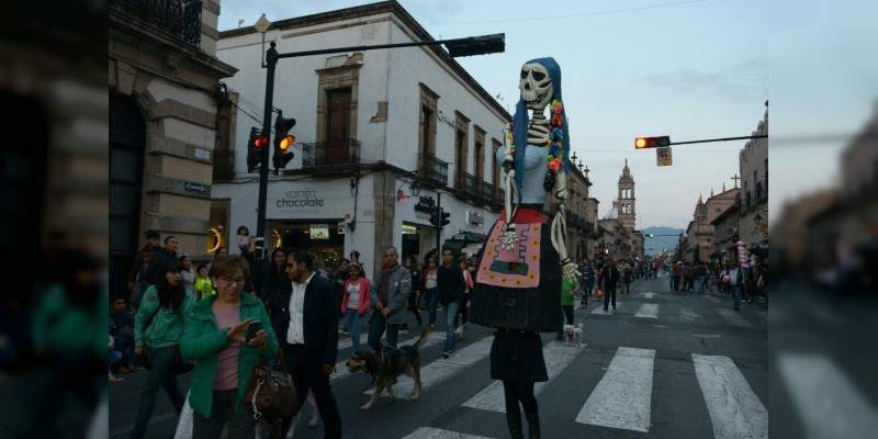 Día de Muertos se conmemora en grande en Morelia 