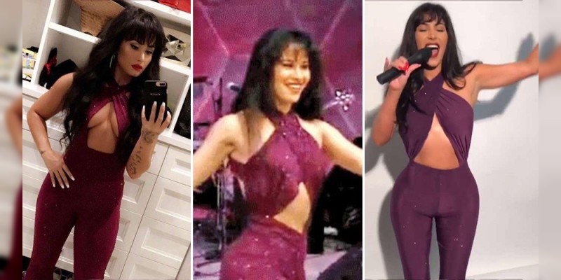 Demi Lovato y Kim Kardashian se disfrazan de Selena 