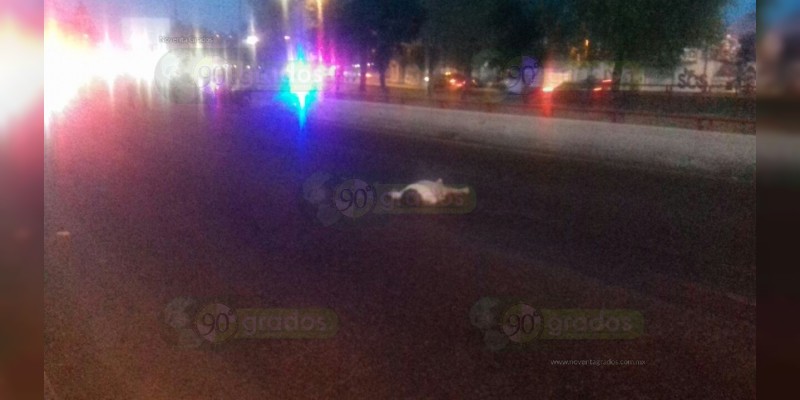 Muere mujer al ser atropellada en Morelia 