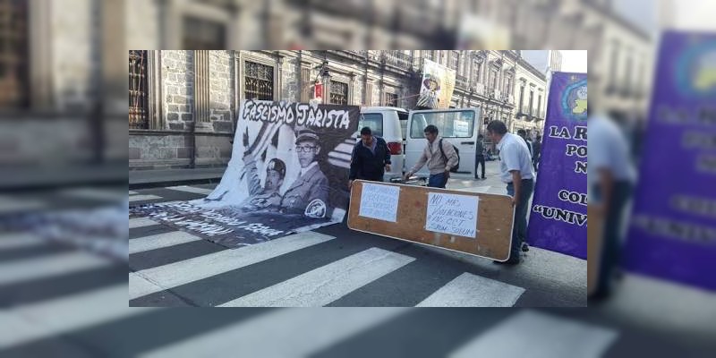 SUEUM y SPUM mantiene cerrada la Av. Madero 