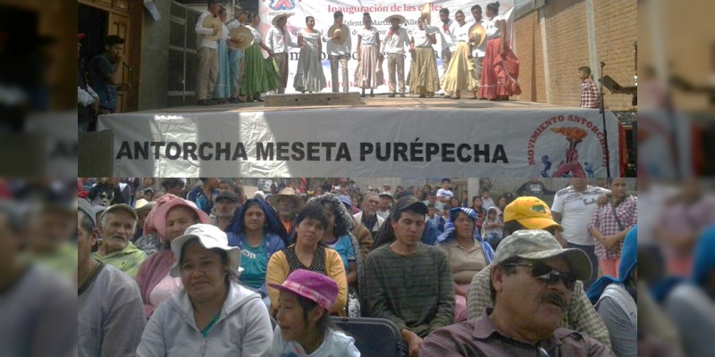El Movimiento Antorchista sigue siendo la luz en la Meseta Purépecha: Nicolás Jiménez 