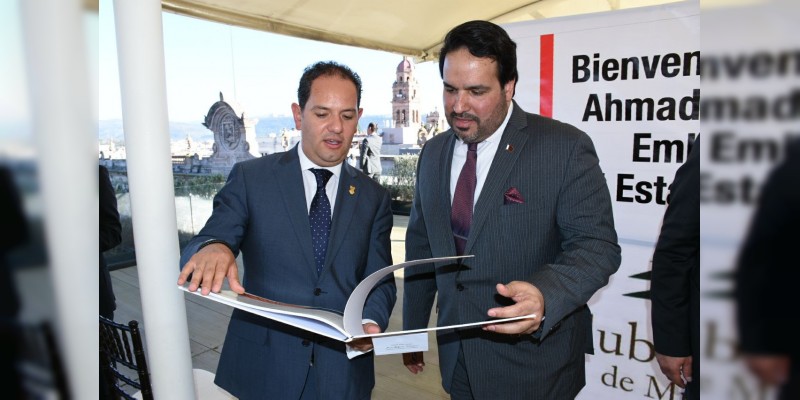 Presentan ventajas de inversión en Michoacán a Embajador de Qatar  