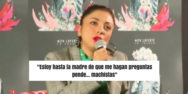 Mon Laferte expresa su molestia ante "pregunta machista" 