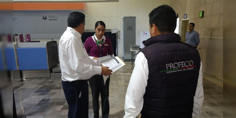 SCT y PROFECO supervisarán en Michoacán cumplimiento de nuevas políticas en aviación 