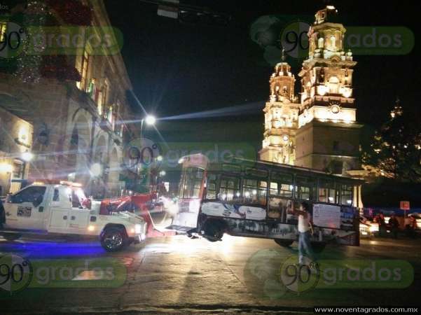 Desalojan a tranvieros del Centro Histórico de la capital michoacana - Foto 5 
