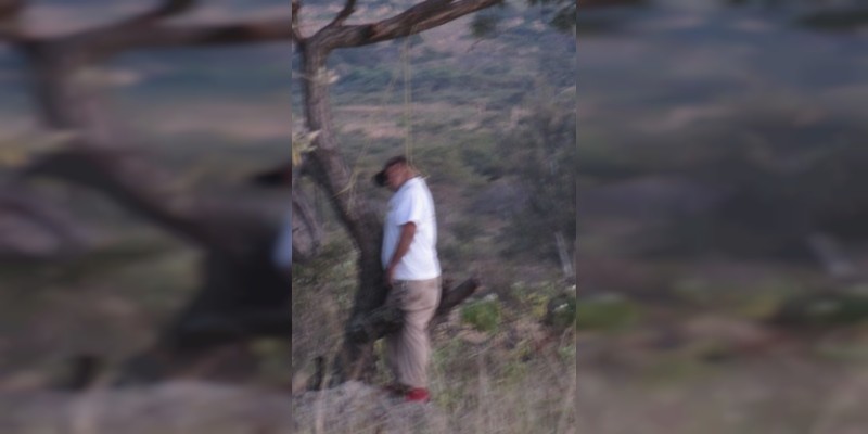 Joven se suicida colgándose de un árbol en Jacona 
