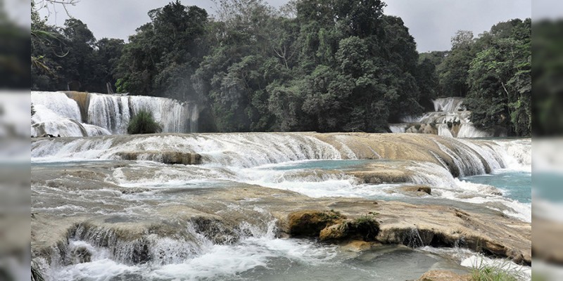 Las Cascadas de Agua Azul en Chiapas se están secando inexplicablemente 