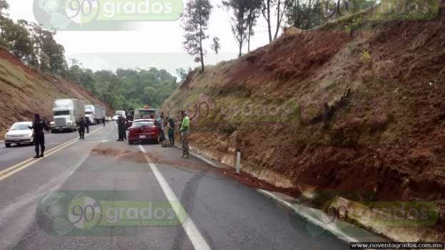 Lluvias provocan accidentes en carreteras de Uruapan - Foto 2 