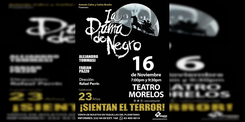 Esta noche se vivirá el terror con ”La Dama de Negro“ en Morelia 