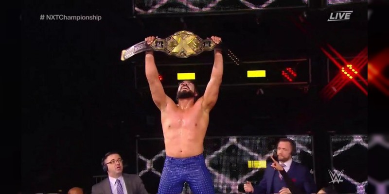 Andrade Cien Almas se corona Campeón en WWE 