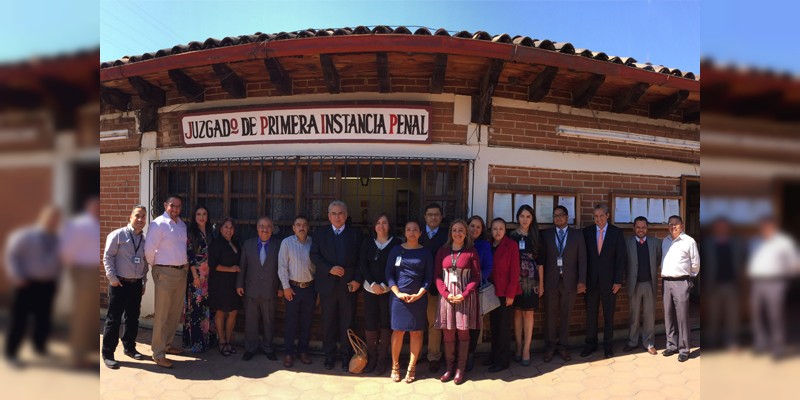 Consejeros del Poder Judicial realizan recorrido por juzgados de Pátzcuaro 