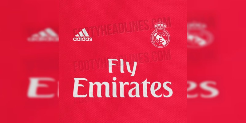 Filtran uniforme rojo del Real Madrid para la próxima campaña 