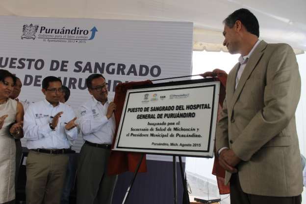 Inauguran puesto de sangrado en Puruándiro, Michoacán - Foto 0 