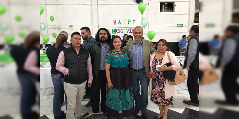 Celebra Michoacán como estado binacional Día de Acción de Gracias 