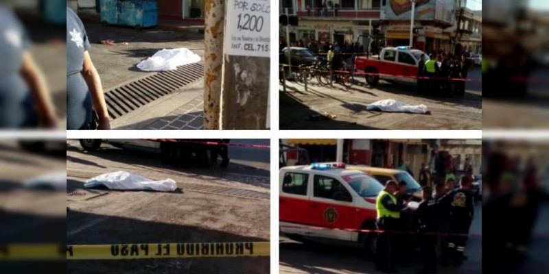 Muere mujer atropellada por camión en Zitácuaro 