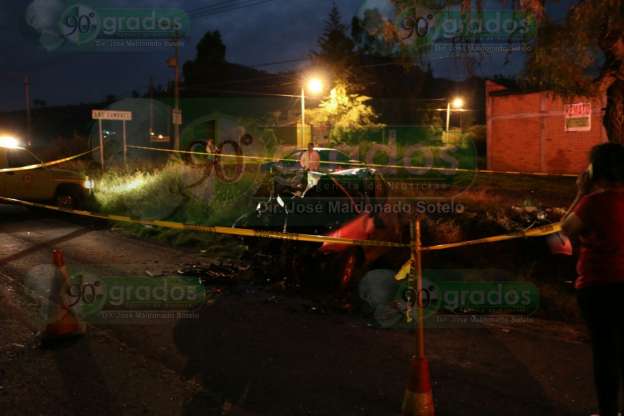 Muere joven tras chocar contra árbol, en Morelia - Foto 3 
