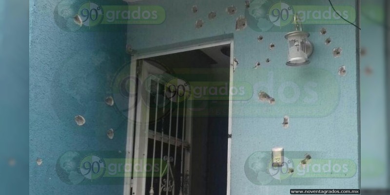 Más de 300 disparos recibe casa en Celaya 