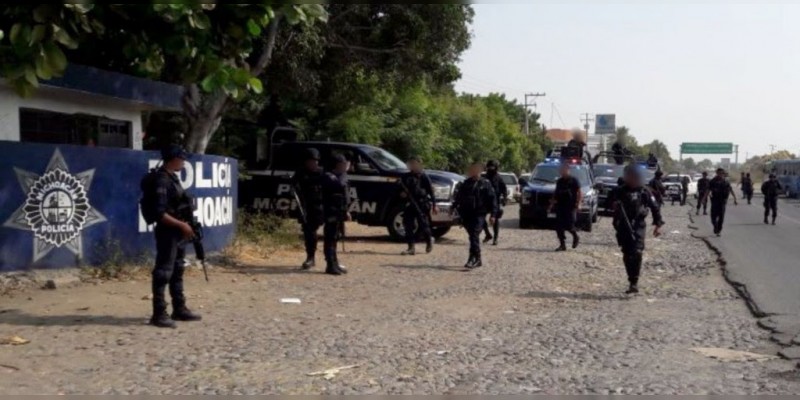 Refuerza Policía Michoacán operativo en Tierra Caliente 