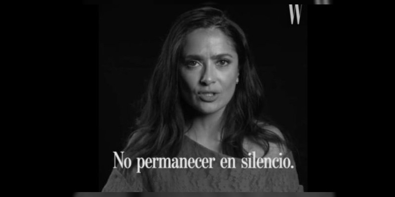 Salma Hayek en campaña contra el acoso sexual 