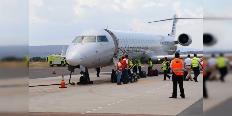 En Morelia crece el tráfico de pasajeros aéreos durante 2017 