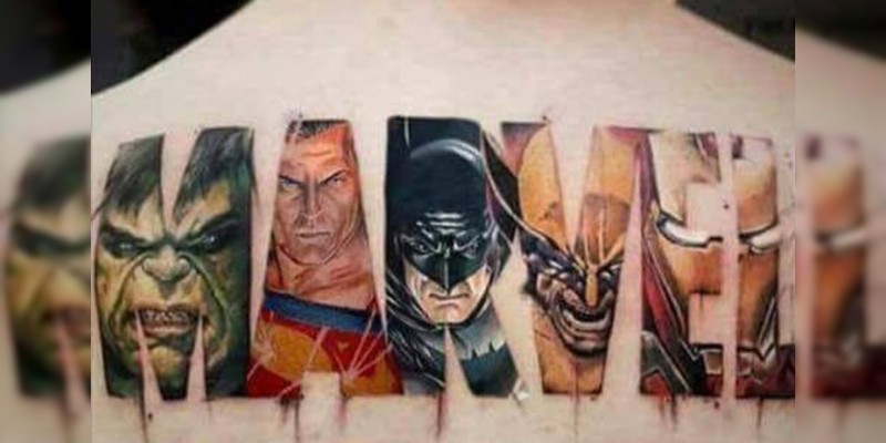 Tatuaje fallido de fan de Marvel se vuelve viral 