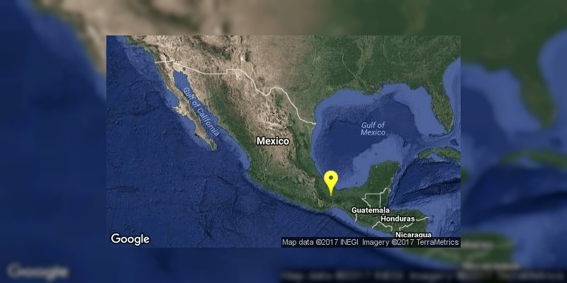 Se registra sismo de 4.9 grados en Veracruz 