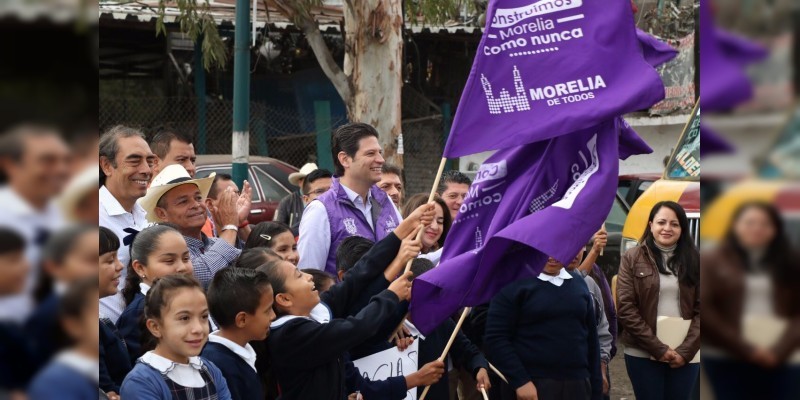 El ayuntamiento de Morelia arranca una obra más en la ciudad 