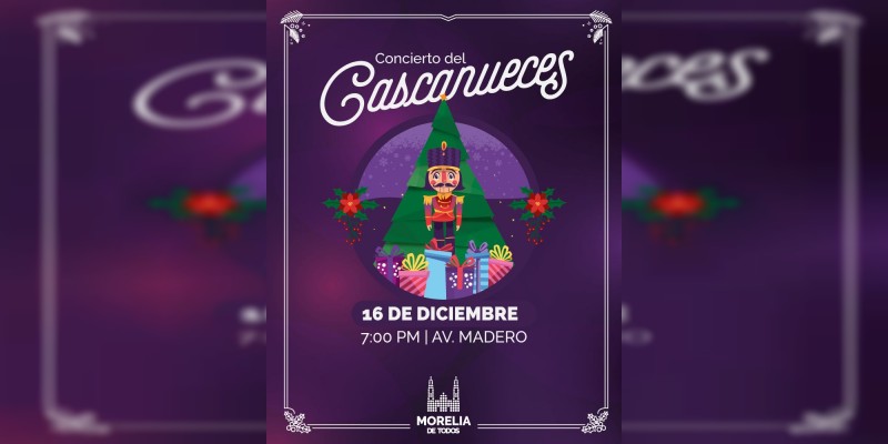 Este sábado se presentará el espectáculo de Ballet ”El Cascanueces“ frente a Catedral 