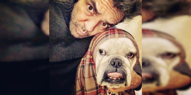 Comparan a Eugenio Derbez con su perro 