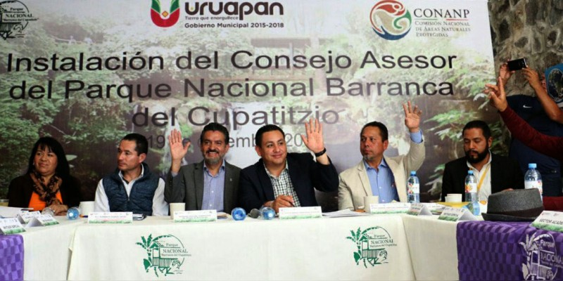 Constituyen Consejo Asesor en el Parque Nacional de Uruapan  