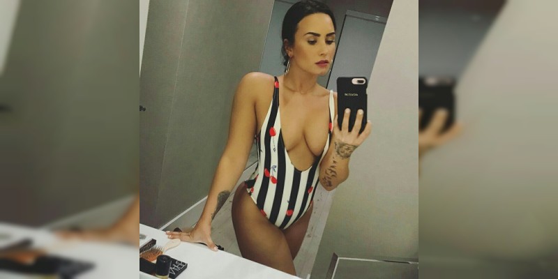 Demi Lovato rompe las redes con fotografía en traje de baño 
