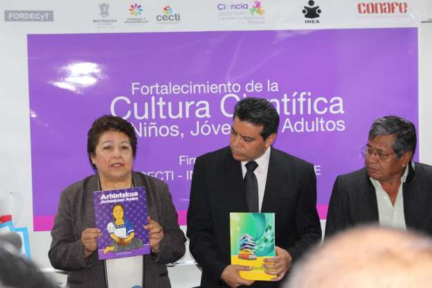 Firman convenios para fortalecer cultura científica en Michoacán - Foto 0 