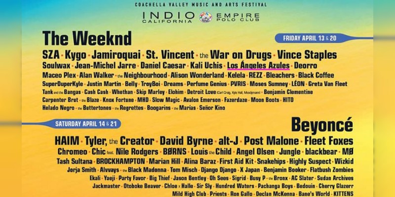 Los Ángeles Azules se presentarán en Coachella 2018 