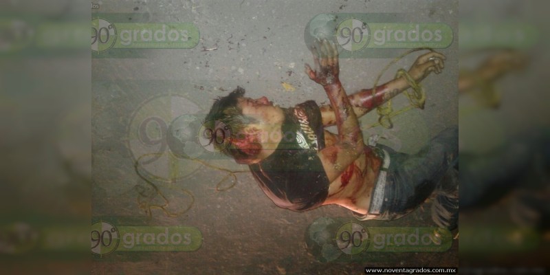 Torturado y maniatado, hallan cadáver en Parácuaro 