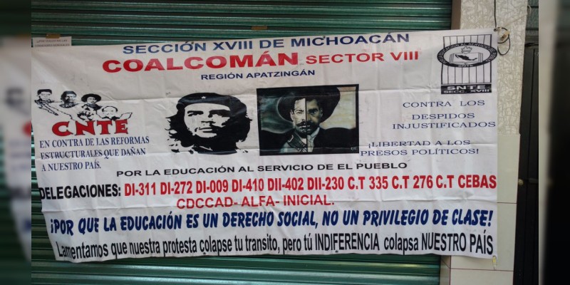 CNTE realiza tomas en oficinas de renta del estado - Foto 6 