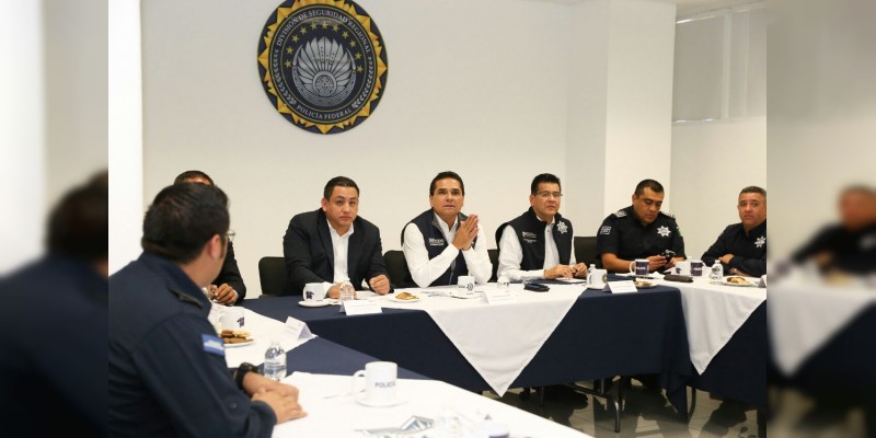 Refuerza Grupo de Coordinación para la Seguridad blindaje en Uruapan 