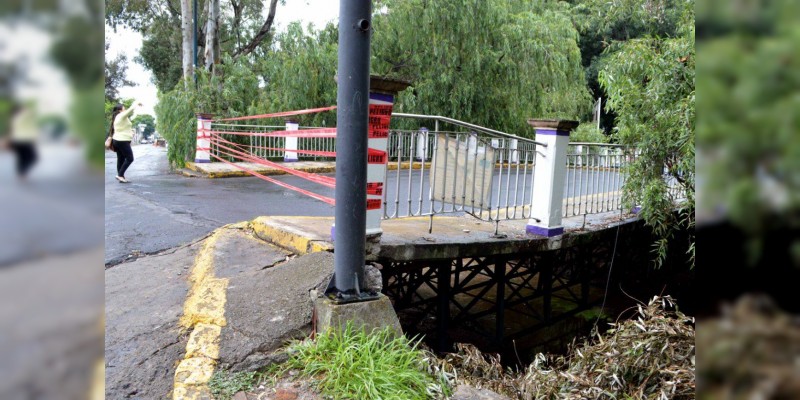 El puente de Vicente Santa María no tiene arreglo, será sustituido por uno que costará más de 10 mdp 