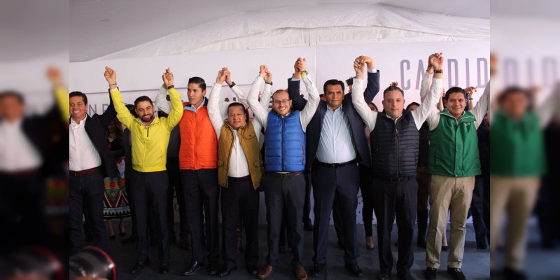 Se formaliza Coalición ”Por Michoacán al Frente“: PAN 