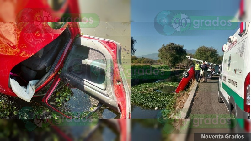 Muere joven al caer al río con su coche en Morelia 