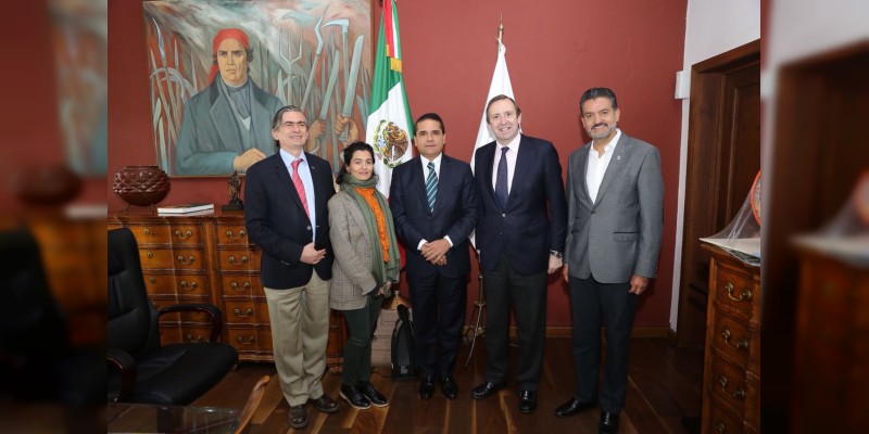 Se reúne Gobernador Silvano Aureoles con Embajador de España en México 