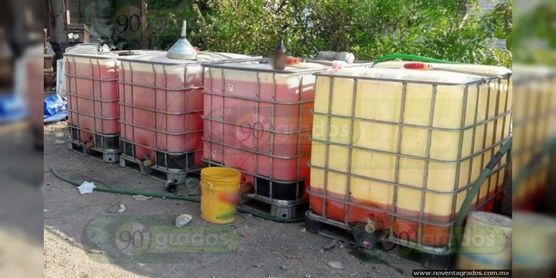 Aseguran cuatro mil litros de combustible en Irapuato 