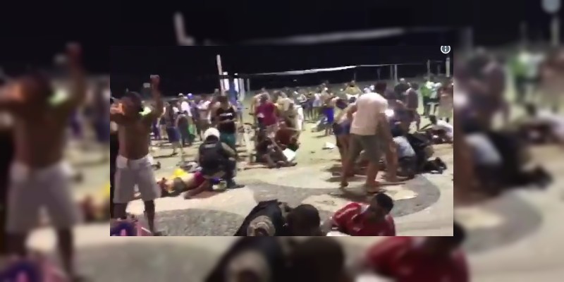 Vehículo arrolla a 15 personas en playa de Copacabana 