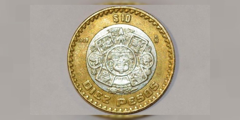 Moneda de 10 pesos podría tener un valor de 1000 pesos 