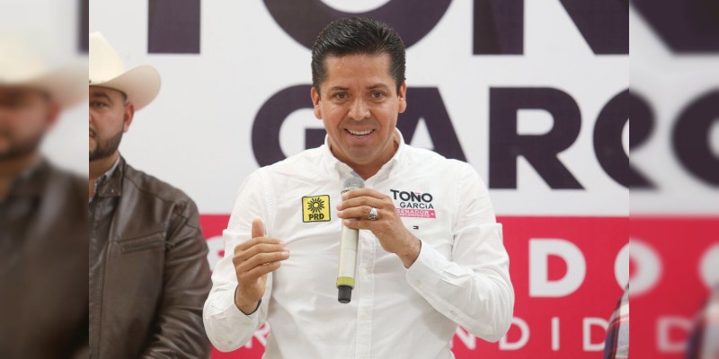 Ser mayoría en el Senado, prioridad del PRD: Toño García 