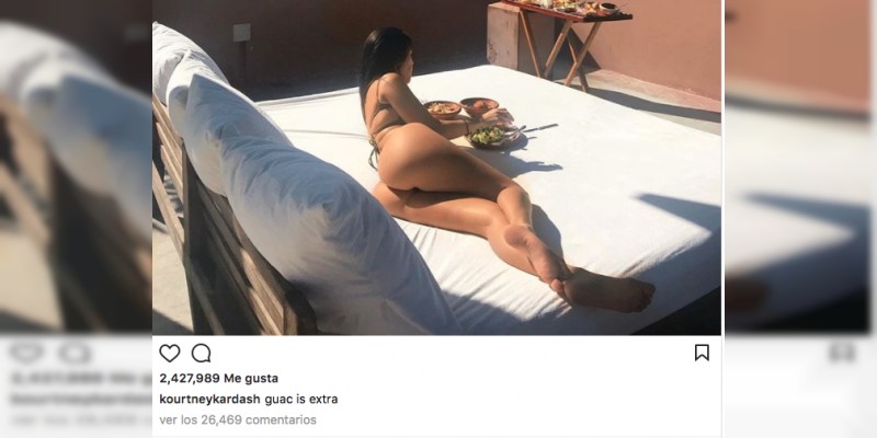 Kourtney Kardashian muestra tremendo cuerpo en Instagram 