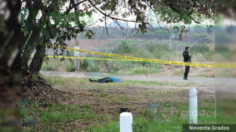 Hallan a hombre ejecutado en Parácuaro, Michoacán 