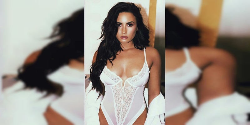 Demi Lovato consciente a sus fans con imagen en lencería 