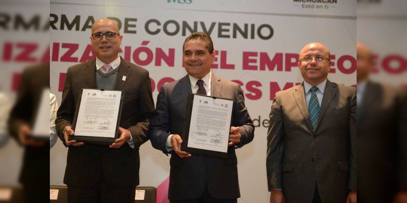 Michoacán, tercera entidad nacional en generación de empleo: Silvano Aureoles 